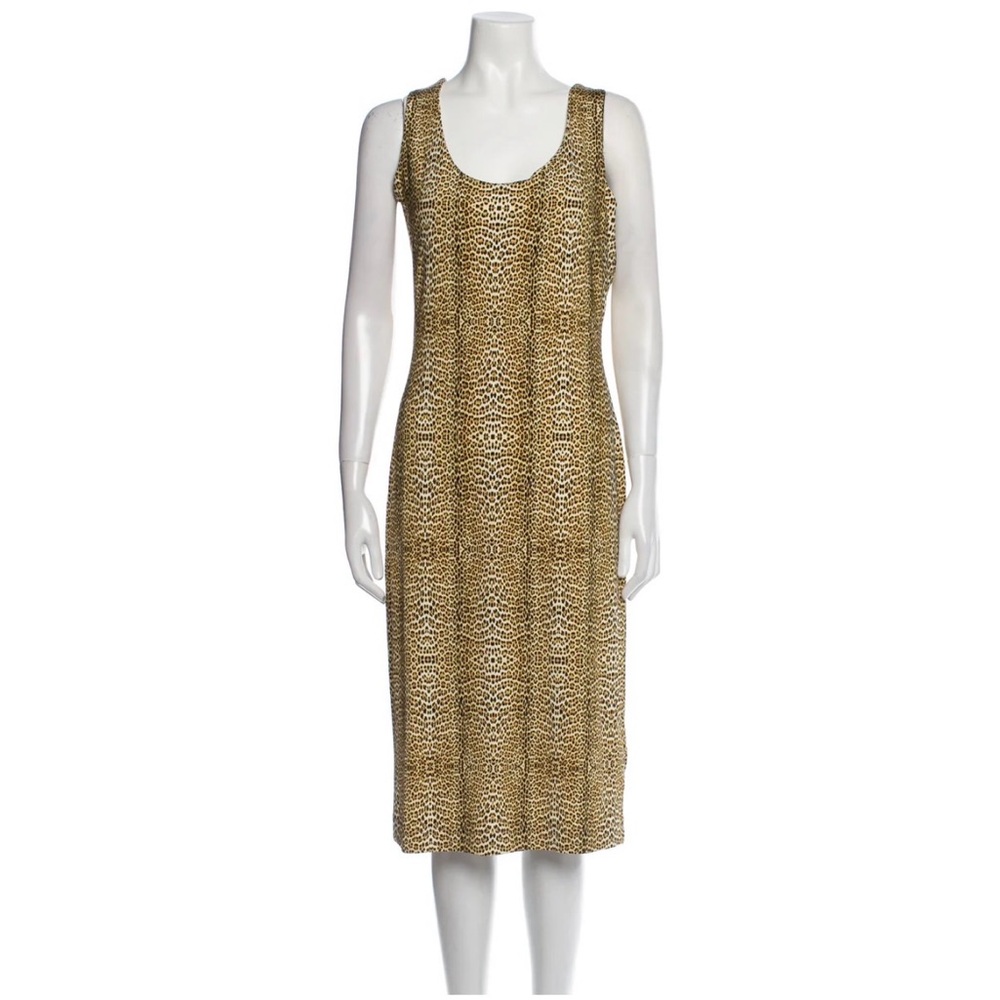 Just Cavalli Animal Print Midi Dress